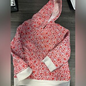 🌿5/$10🌿Cat & Jack Red Floral Hoodie